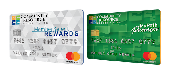 CRCU's offered credit cards.
