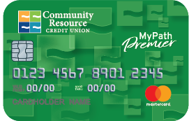 Community Resource Credit Union credit card.
